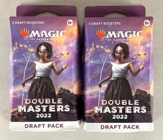 2- 2022 Magic the Gathering Double Masters Draft Packs
