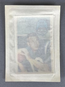 Rare 1970 Kelloggs Football Unopened Pack - Johnny Unitas