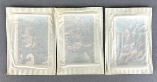 3 - Rare 1970 Kelloggs Football Unopened Packs Biletnikoff, Otto, Cook