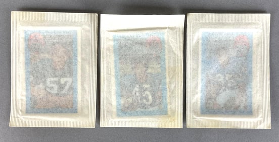 3 - Rare 1971 Kelloggs Football Unopened Packs Buoniconti, Gordan, and Bowman