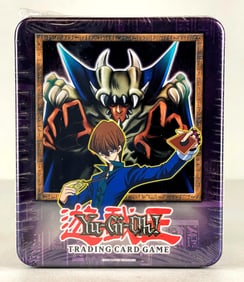 Rare 2002 Yu-Gi-Oh Factory Sealed Lord of D. Booster Pack Collection Tin