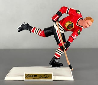Bobby Hull Signed Prosport Creations Figurine Statue 582/2183