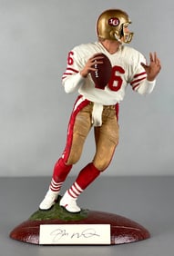 Joe Montana Signed Gartlan Figurine Statue Artist Proof/250