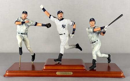 Derek Jeter The Danbury Mint Figurine Statues World Series Championships