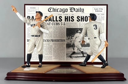 Babe Ruth The Danbury Mint Figuring Statue Baseballs Greats Moments