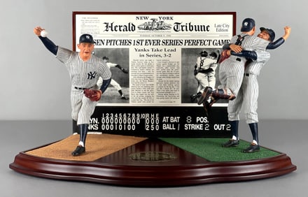 Larsen and Berra The Danbury Mint Figurine Statue