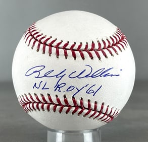 Billy Williams Signed Official MLB Rawlings Baseball with Inscription