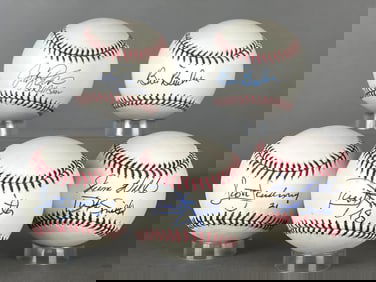 5 - 1980s Chicago Cubs Stars Signed Baseballs