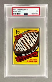1977 Topps Football Wax Packs PSA 7