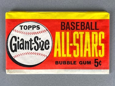 Rare 1964 Topps Giant Baseball Unopened Pack