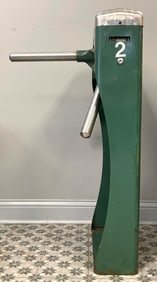 Vintage Soldiers Field Stadium Turnstile #2 with LOA