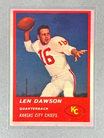 1963 Fleer Len Dawson #47 Rookie