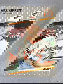 Rare 1989 Fleer Bill Ripken F-Face White Out #616