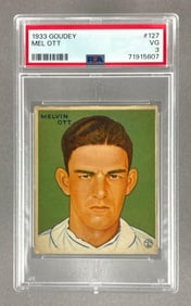 1933 Goudey Mel Ott #127 PSA 3