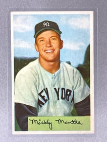 1954 Bowman Mickey Mantle #65
