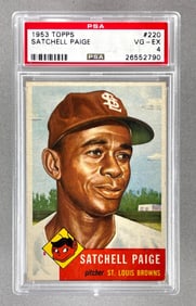 1953 Topps Satchel Paige #220 PSA 4