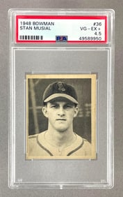 1948 Bowman Stan Musial #36 PSA 4.5 Rookie