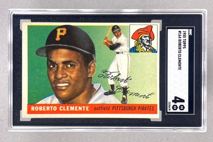 1955 Topps Roberto Clemente #164 SGC 4 Rookie