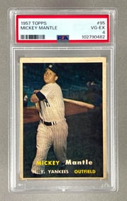 1957 Topps Mickey Mantle #95 PSA 4
