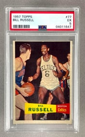 1957 Topps Bill Russell #77 PSA 5 Rookie