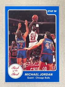 1986 Star Best of The Best Michael Jordan #9