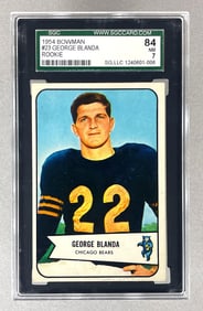 1954 Bowman George Blanda #23 SGC 7 Rookie