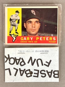 1960 Topps Baseball West Corps Cello Fun Pack