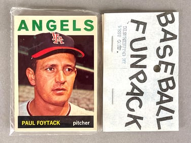 1964 Topps Baseball West Corps Cello Fun Pack
