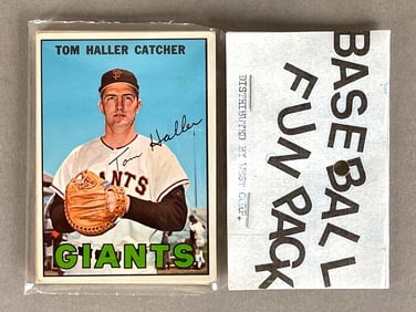 1967 Topps Baseball West Corps Cello Fun Pack