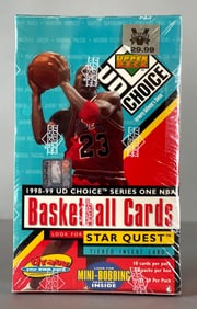 1998 - 99 UD Choice Series 1 Basketball Factory Sealed Box - 36 Packs