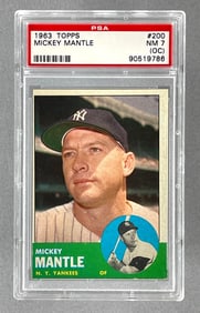 1963 Topps Mickey Mantle #200 PSA 7 O/C