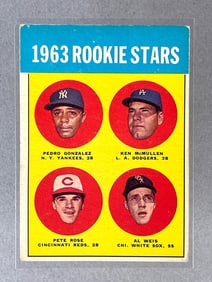 1963 Topps Rookie Stars #537 Pete Rose Rookie