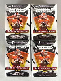 4 - 2021 Prizm Football Draft Picks Blaster Boxes