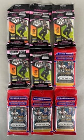 5 - 2021 Mosaic Football + 4 - 2021 Prizm Football Value Packs