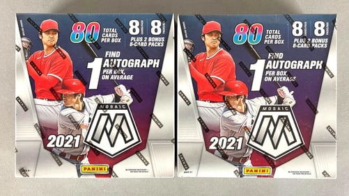 2 - 2021 Mosaic Baseball Mega Boxes