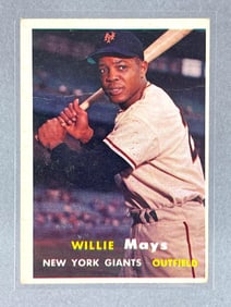 1957 Topps Willie Mays #10
