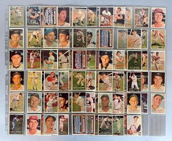 85 - 1957 Topps Baseball Cards with HOFs and Stars
