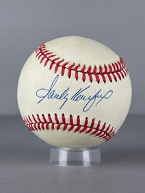 Sandy Koufax Signed Official MLB NL Rawlings Baseball with JSA COA