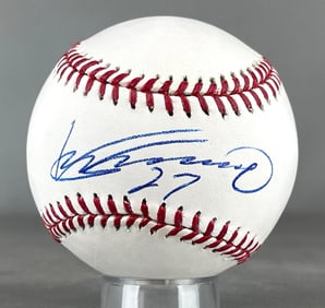 Vladimir Guerrero Signed Official MLB Rawlings Baseball