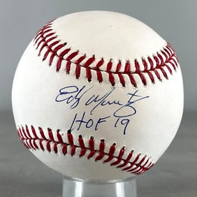 Edgar Martinez Signed Official MLB Rawlings Baseball with inscriptions and JSA COA