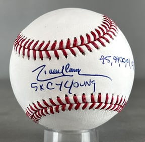 Randy Johnson Signed Official MLB Rawlings Baseball with Inscriptions and JSA COA