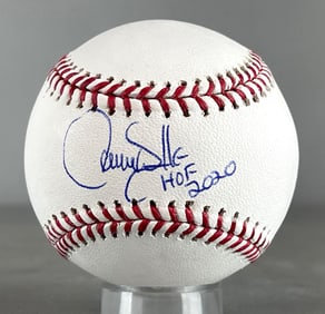 Larry Walker Signed Official MLB Rawlings Baseball with Inscription