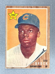 1962 Topps Lou Brock #387 Rookie