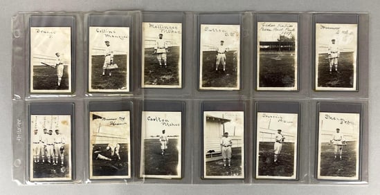 12 - 1917 Cedar Rapids Clear Lake Rabbits Photo Cards