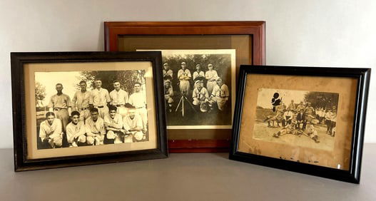Early 1900s Moline, Flambo Grays and Frenchere Baseball Club Team Photos