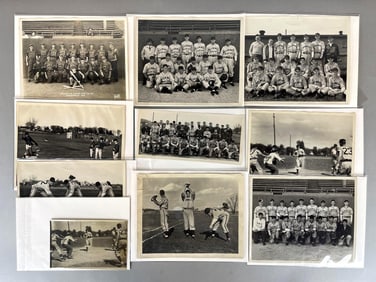 10 - 1940s Davenport Iowa Baseball Club Team Photo