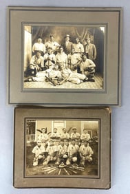 Early 1900s North Dakota Cement Company and N.L. Baseball Club Team Photos