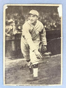 Rare 1930 W554 Hand Cut Al Simmons