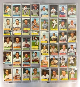 75 - 1954 Bowman Baseball Cards with HOFs and Stars
