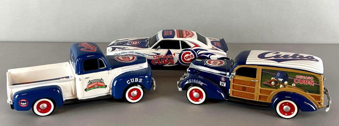 3 - 2017 - 2021 Chicago Cubs Hamilton Collection Sculptures Limited Editions with COAs
